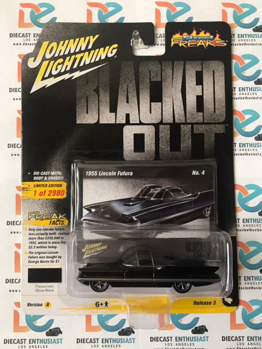 Johnny Lightning 1955 Lincoln Futura Black 1:64