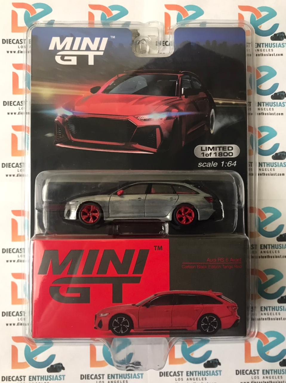 CHASE Mini GT Mijo Exclusives 194 Audi RS6 Avant Red 1:64