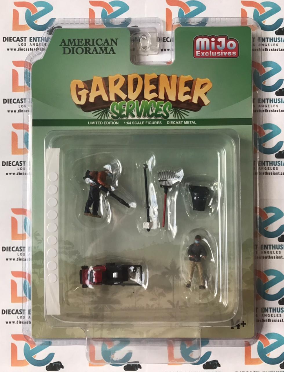 American Diorama Mijo Exclusives Gardener Figures Set 1:64
