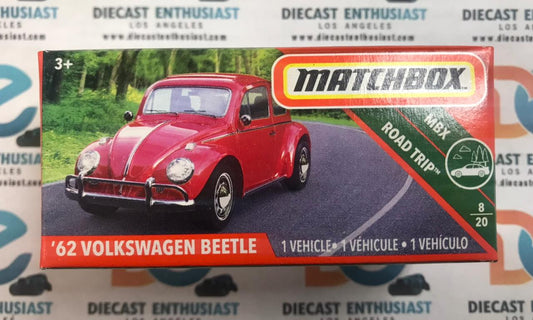 Matchbox Power Grabs 62 Volkswagen Beetle Red 1:64