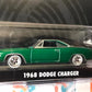 CHASE GREEN MACHINES Greenlight Bullit 1968 Dodge Charger 1:64