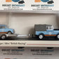 Schuco Land Rover 88 mit hanger with Mini British Racing Gulf Color 1:87 HO