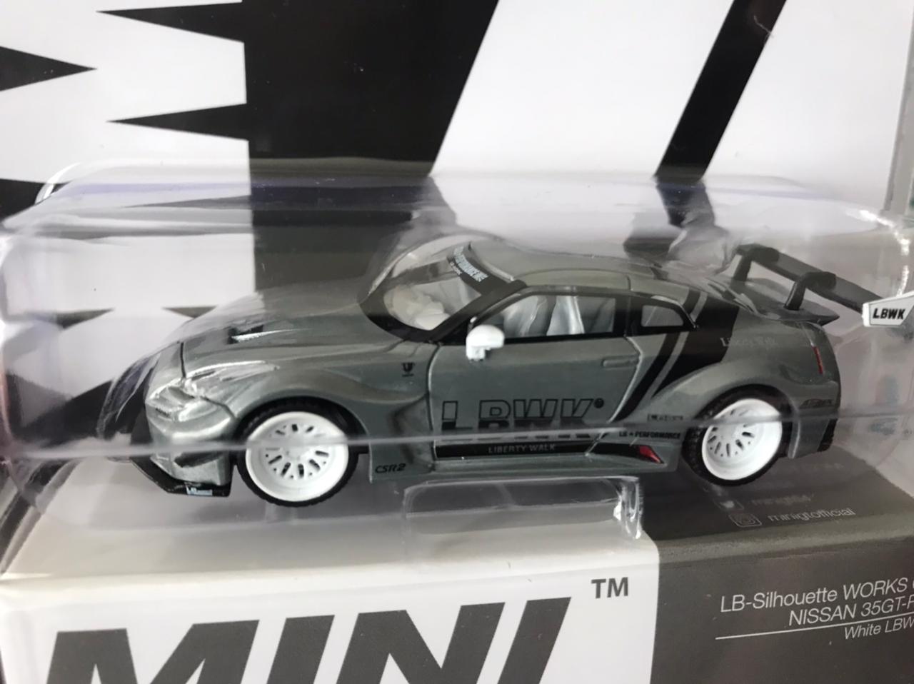 CHASE Mini GT Mijo Exclusive 209 LB Silhouette WORKS GT NISSAN 35GT-RR Ver. 2 White 1:64