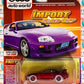 CHASE ULTRA RED Auto World House of Cars Exclusives Import Face-Off 1994 Toyota Supra Custom Purple 1:64