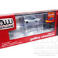 Auto World Interlocking Gallery Showcase 6 Cars with 1962 Chevy Impala Convertible White 1:64
