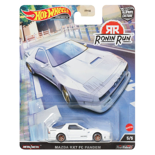 Hot Wheels Ronin Run Mazda RX7 FC Pandem White 1:64