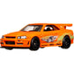 Hot Wheels Fast & Furious 2023 Nissan Skyline GTR BNR34 Orange 1:64