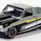 Auto World Exclusives The Heartbeat of America 1983 Chevy Silverado Fleetside Baba Yaga Grey 1:64