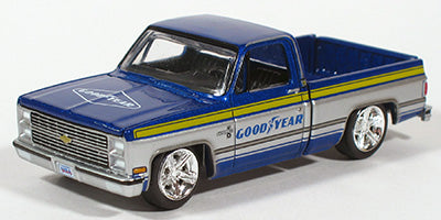 Auto World CTC Exclusives 1983 Chevy Silverado Goodyear Blue 