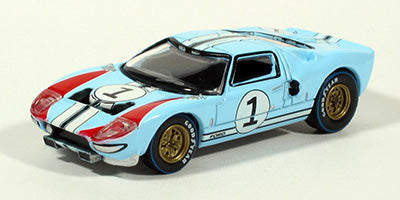 Auto World Nitro XGT Exclusives 1966 Ford GT40 Gulf Oil Racing Color #1 1:64