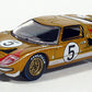 Auto World Nitro XGT Exclusives 1966 Ford GT40 Gold #5 1:64