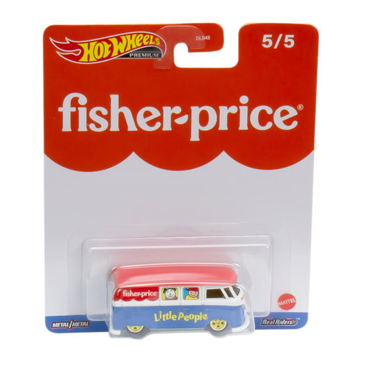 Hot Wheels Fisher Price Volkswagen T1 Panel Bus 1:64