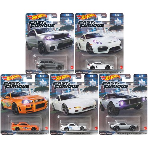 Hot Wheels Fast & Furious 2023 Set of 5 1:64 – DIECAST ENTHUSIAST