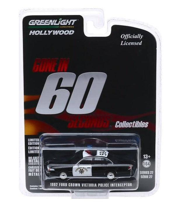 Greenlight Gone In 60 Seconds 1992 Ford Crown Victoria Police Interceptor 1:64