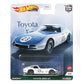 NEW LOOSE BAD CARD & BUBBLE Hot Wheels Toyota 2000 GT White 1:64