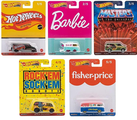 Hot Wheels 2022 Pop Culture Mix 4 Set of 5 1:64