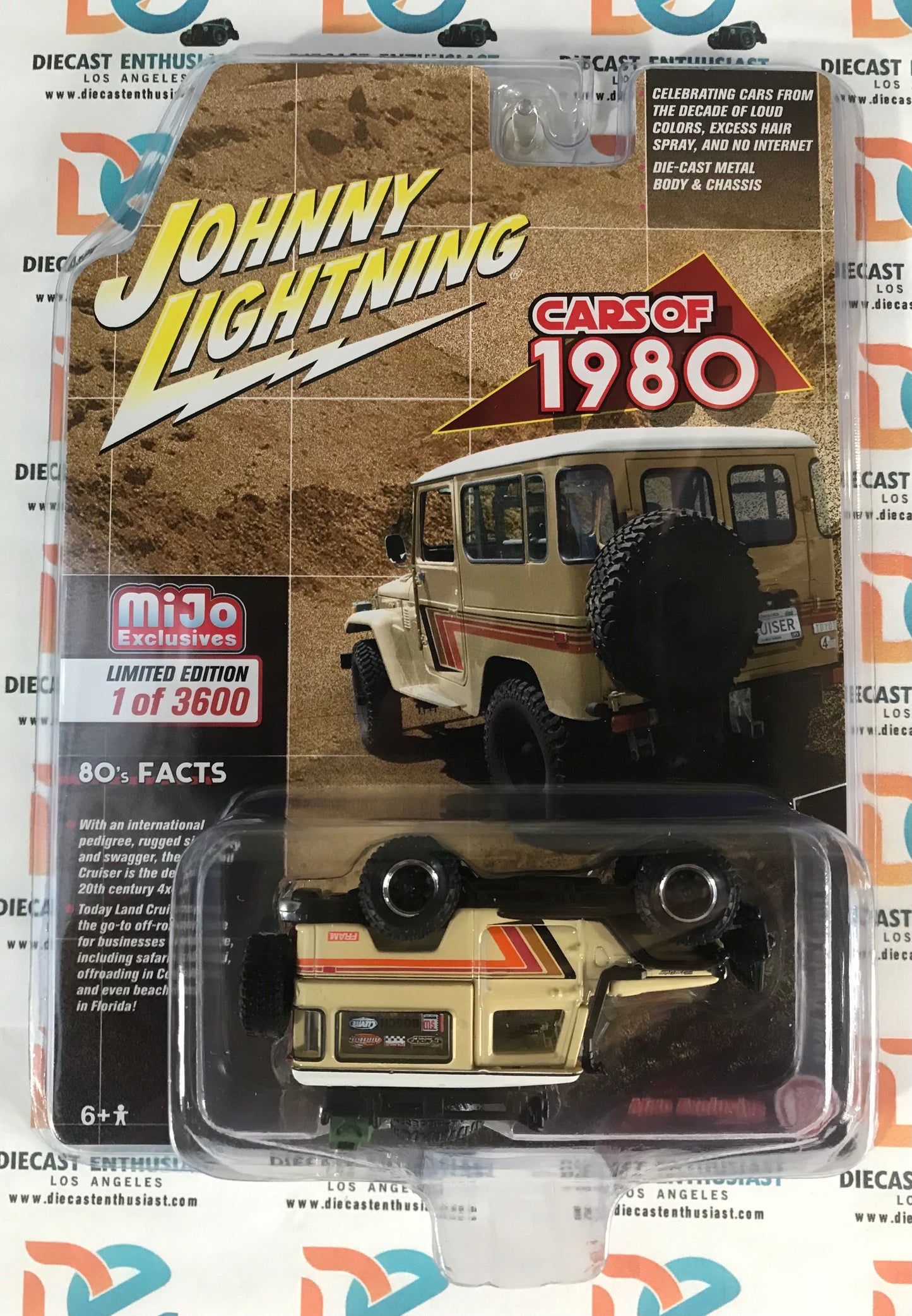ERROR Johnny Lightning Mijo Exclusives 1980 Toyota Land Cruiser Beige 1:64