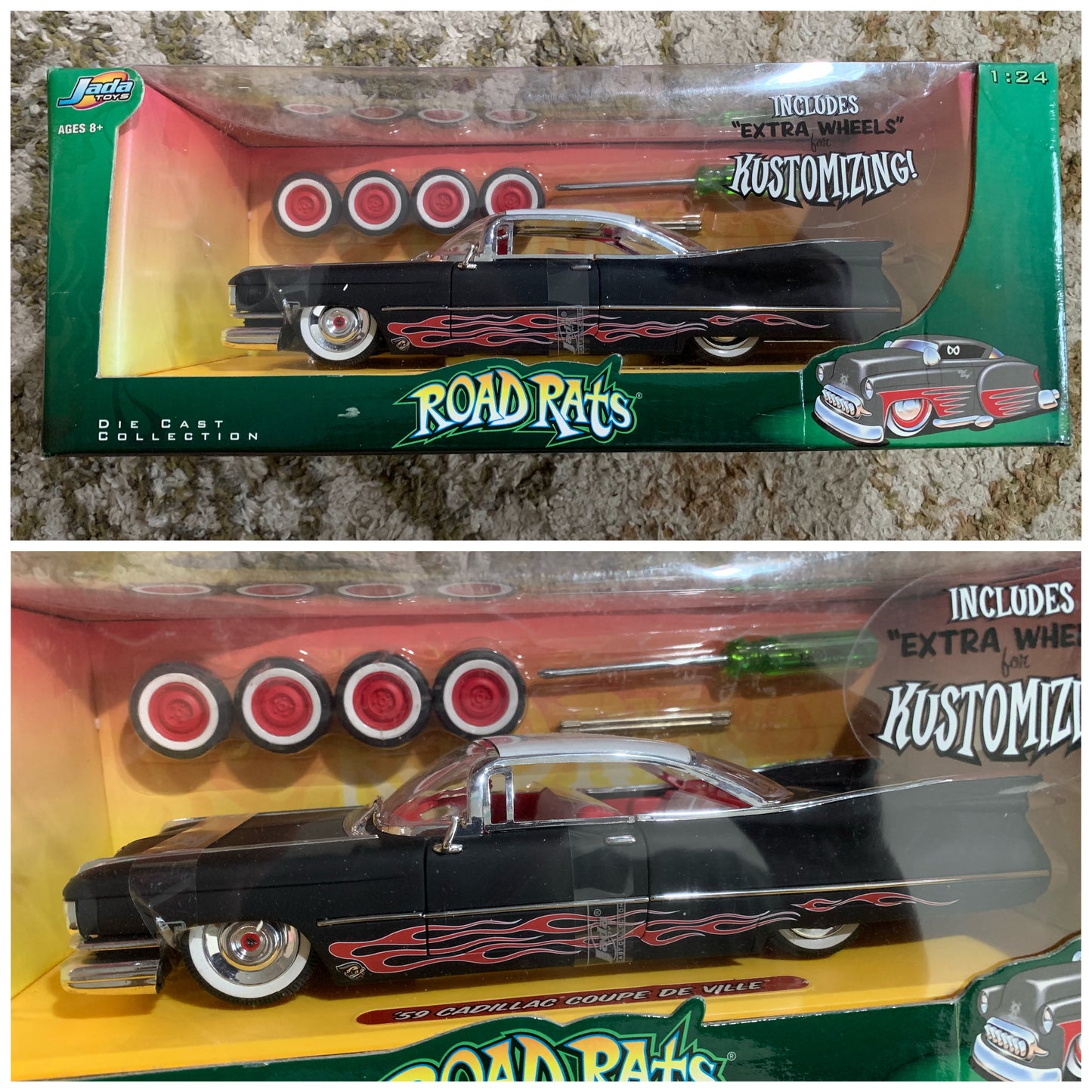 Jada Toys Road Rats 1959 Cadillac Coupe Deville 1:24