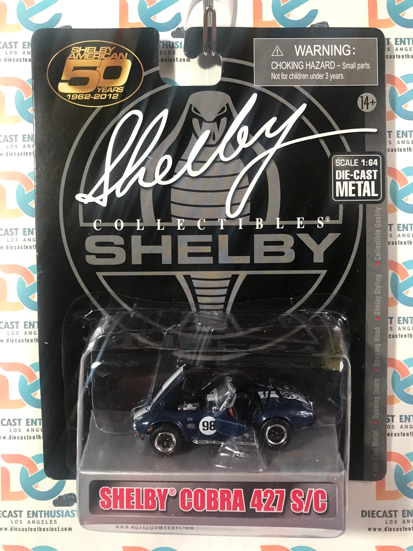 Shelby Collectibles Shelby Cobra 427 S/C Blue #98 1:64