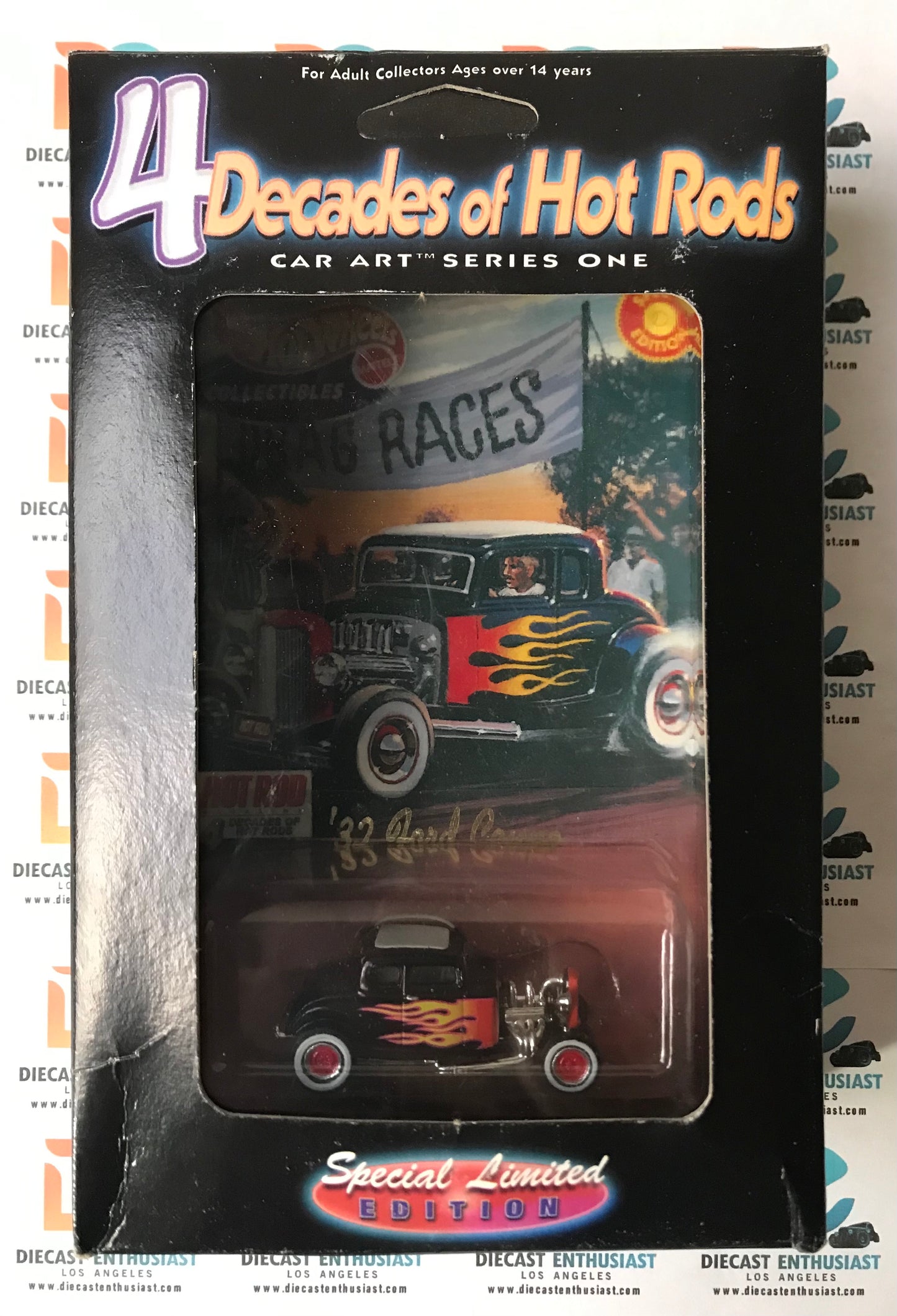BAD BOX Hot Wheels 4 Decades of Hot Rods 32 Ford 1:64