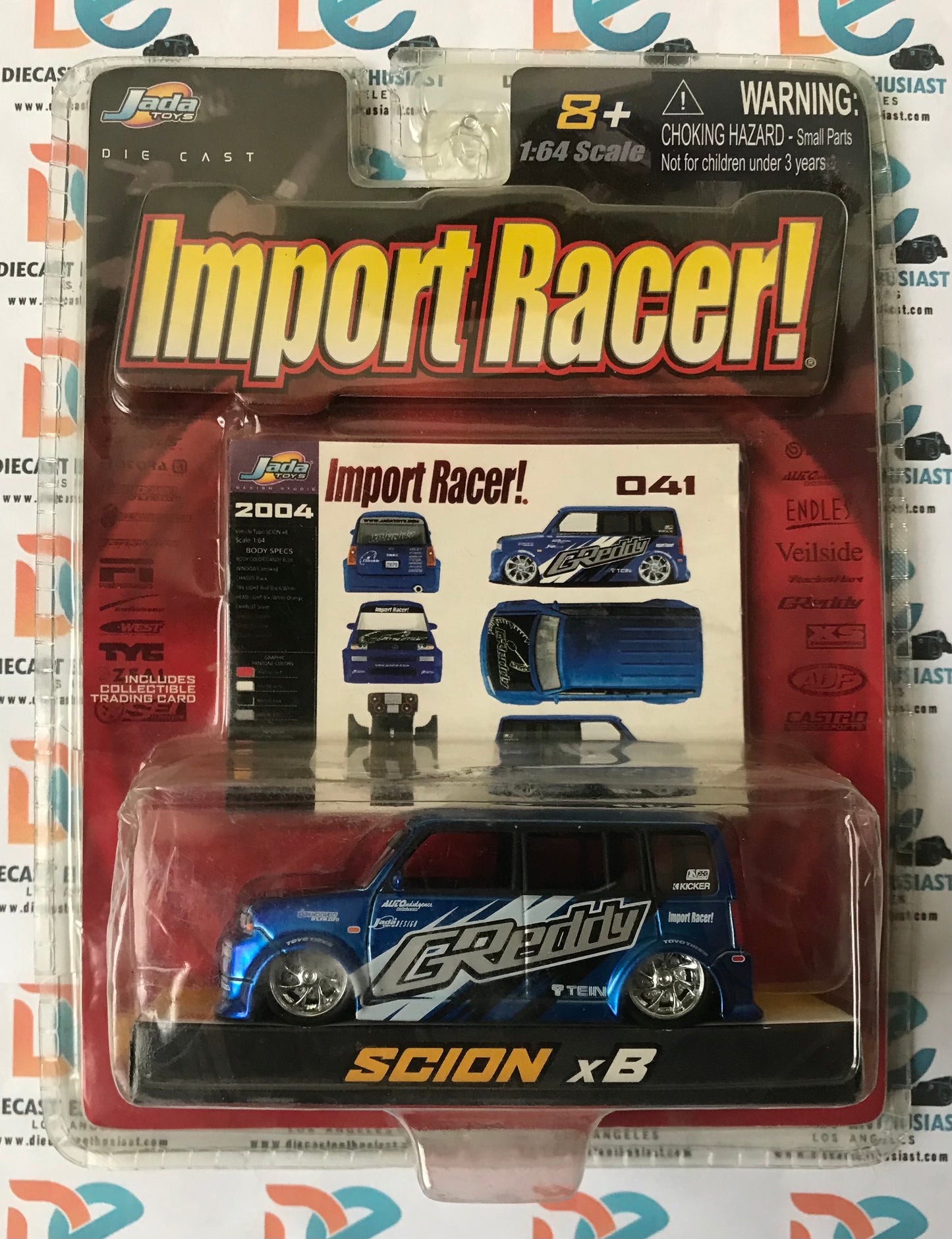 Jada Toys Import Racer! Scion XB Greedy Blue 1:64