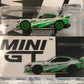 CHASE Mini GT Mijo Exclusives 308 LB WORKS Toyota GR Supra CSR2 White Green 1:64