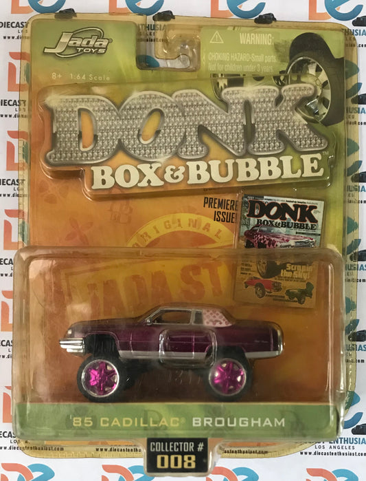 Jada Toys Donk Box & Bubble 85 Cadillac Brougham Purple 1:64