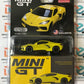 Mini GT Mijo Exclusives 195 2020 Chevrolet Corvette C8 Stingray Yellow 1:64