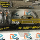 Jada Toys Homie Rollerz Lowrider 58 Chevy Impala Gold with Figures 1:64