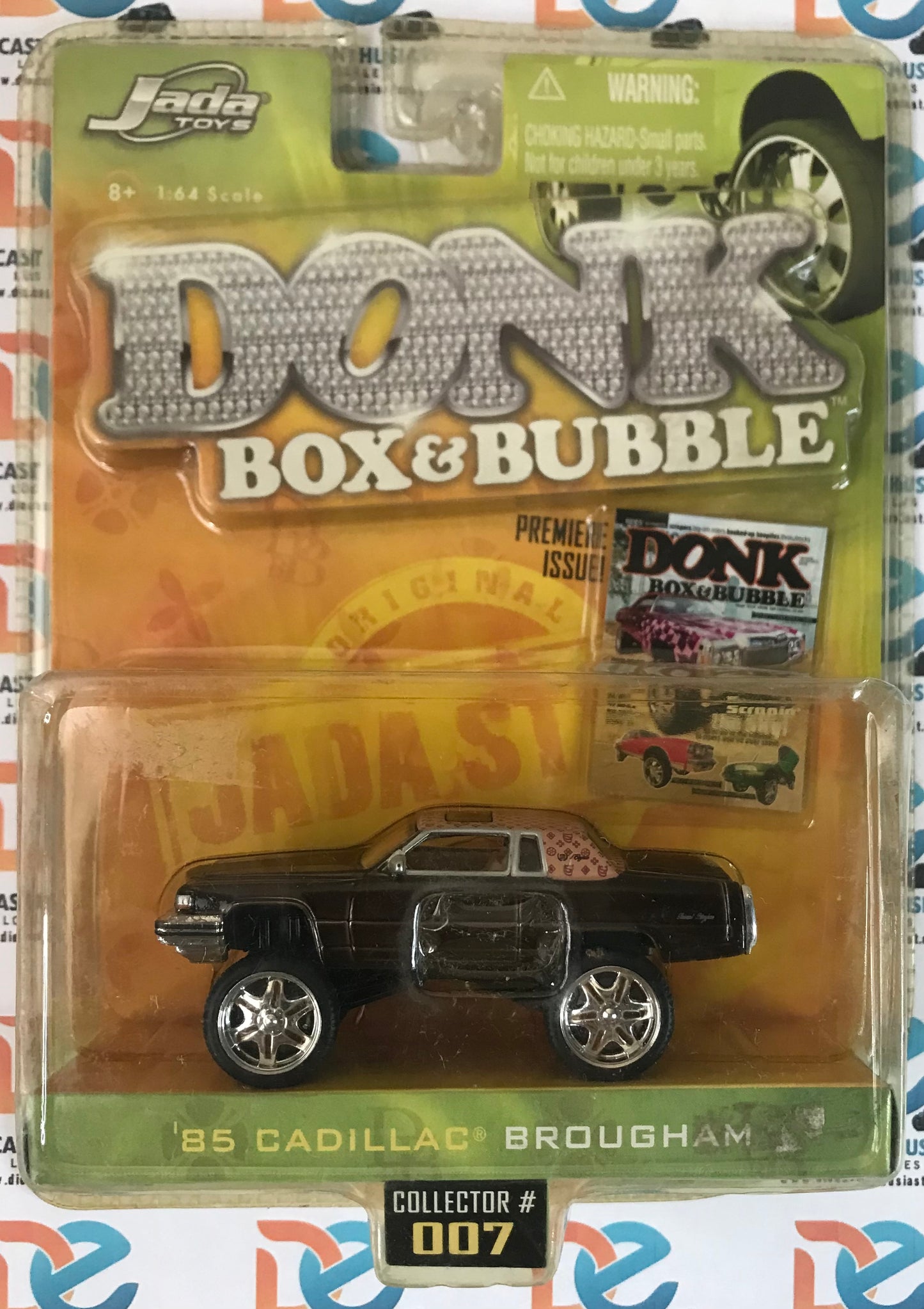 Jada Toys DONK Box & Bubble 85 Cadillac Brougham Brown 1:64