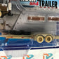 CHASE WHITE LIGHTNING Johnny Lightning Truck Trailer 1980 Toyota Land Cruiser with Open Car Trailer Black 1:64