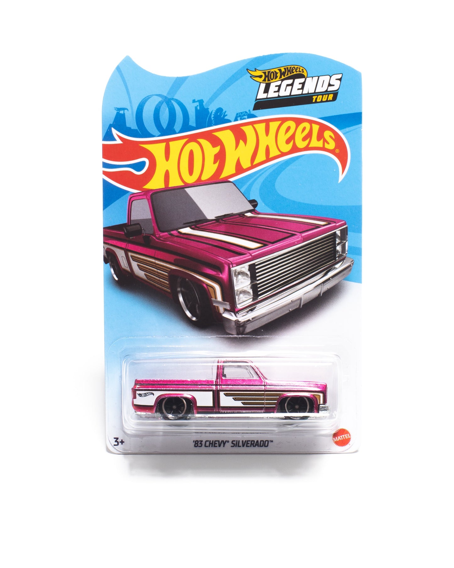 Hot Wheels Legends Tour 2021 83 Chevy Silverado Pink 1:64