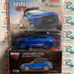 CHASE Mini GT Mijo Exclusive 172 Lamborghini Urus With Roof Box Blue 1:64