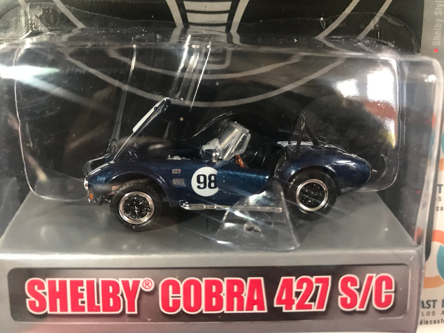 Shelby Collectibles Shelby Cobra 427 S/C Blue #98 1:64