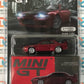 Mini GT Mijo Exclusives 295 Nissan Skyline GTR Red Pearl with BBS LM Wheel 1:64