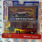 CHASE Auto World CS Customs Exclusives Billboard Diorama 1979 Chevy Scottsdale Blue 1:64