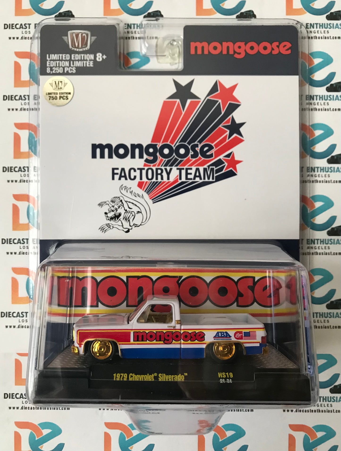 CHASE M2 Machines Mongoose Factory Team 1979 Chevrolet Truck 1:64