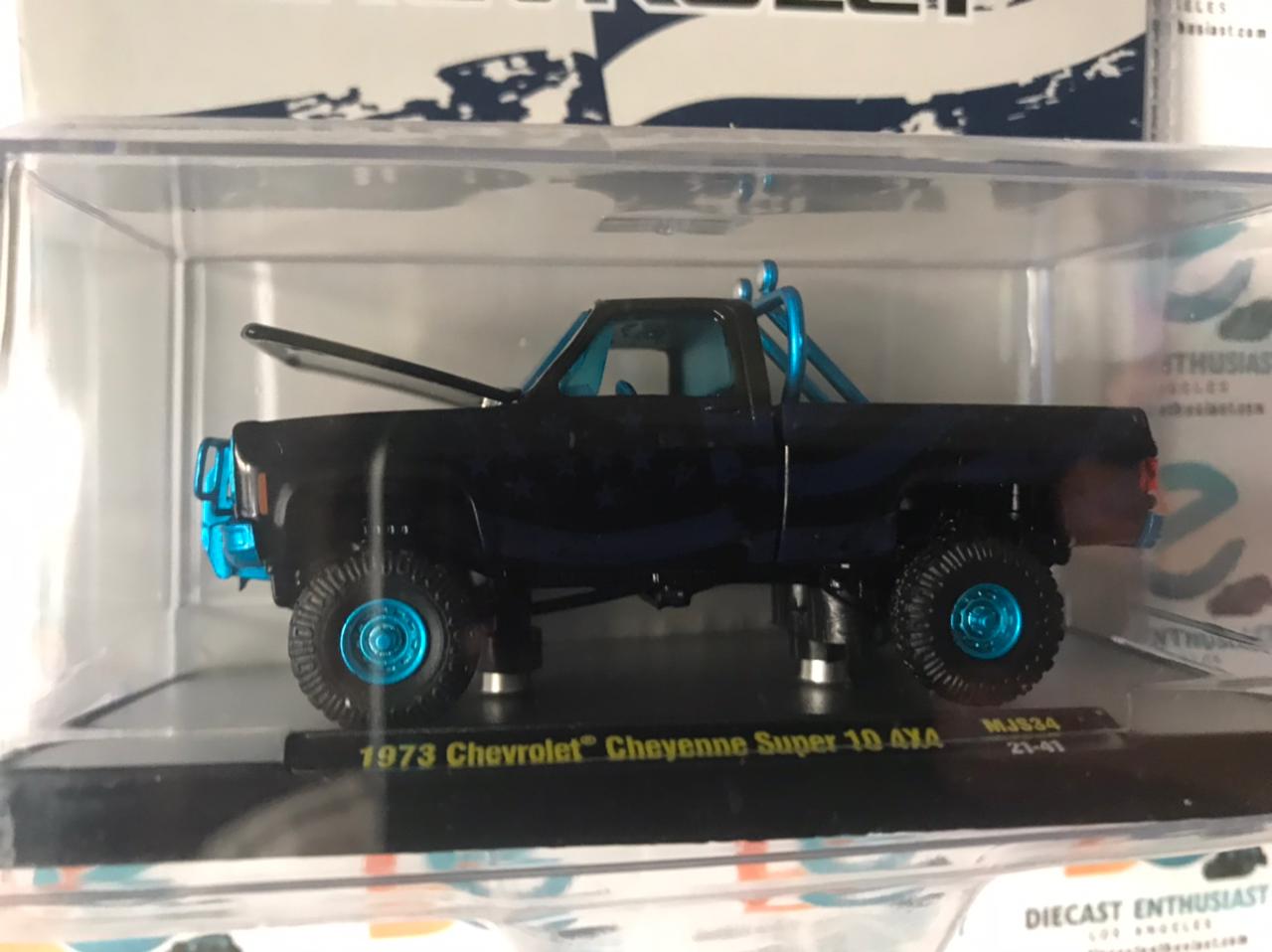 CHASE M2 Machines Mijo Exclusives 1973 Chevy Cheyenne Super 10 4X4 4th July 1:64