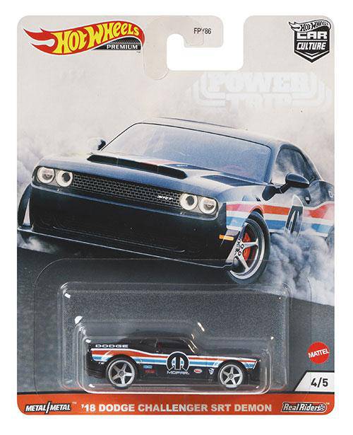 Hot Wheels Power Trip 18 Dodge Challenger Demon 1:64