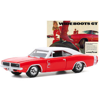 Greenlight Goodyear 1970 Dodge Charger Red 1:64