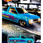 NEW LOOSE DAMAGE CARD & BUBBLE Hot Wheels Cruise Boulevard 93 Custom Nissan Hardbody D12 Blue 1:64