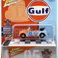 Johnny Lightning Exclusives Storage Tin Gulf 1975 VW Super Beetle Convertible 1:64