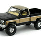 Auto World Exclusives 1973 Chevy Cheyenne K10 Fleetside Black Gold 1:64