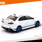 Tarmac Mitsubishi Evo X 311RS White 1:64