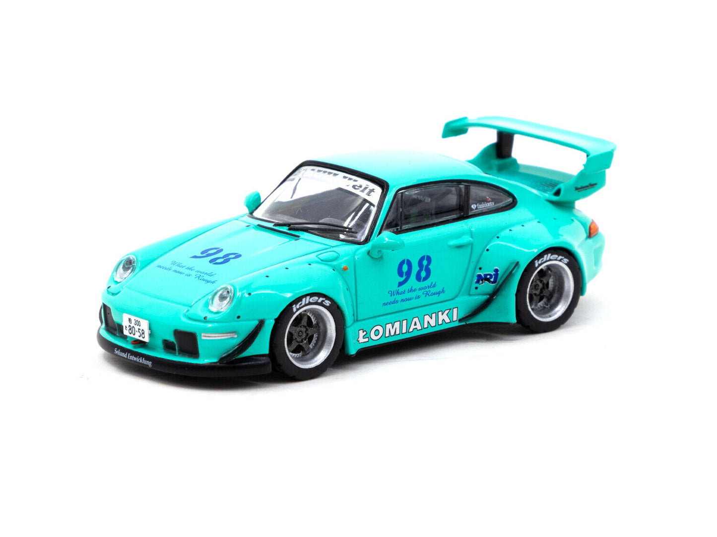 Tarmac Porsche RWB 993 Lomianki Baby Green 1:64