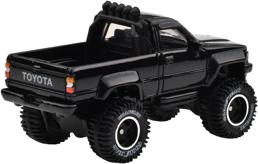 Hot Wheels Back To The Future 1987 Toyota Pickup Truck Black with Sterling Protector 1:64