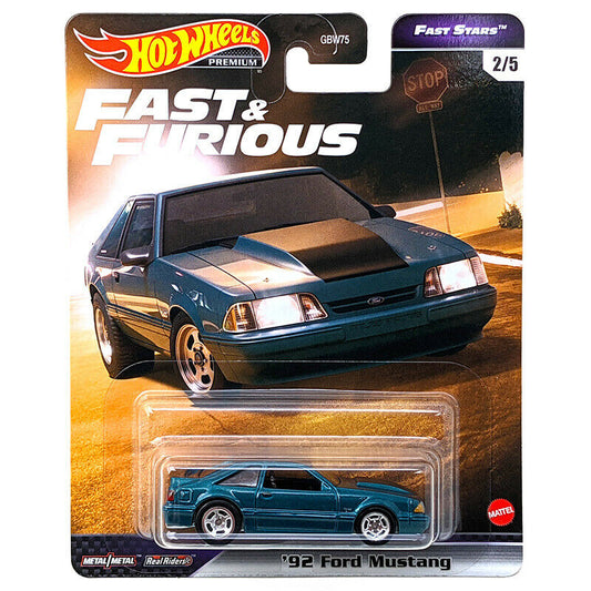 Hot Wheels Fast & Furious Fast Stars 92 Ford Mustang 1:64