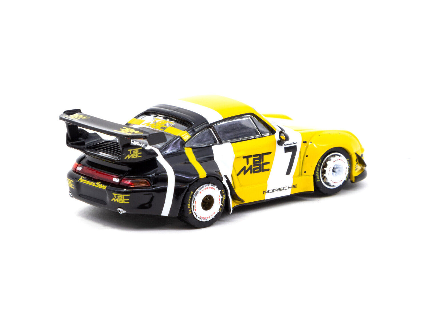 Tarmac Porsche RWB 993 Tarmac Yellow Black 1:64