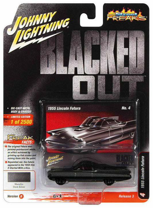 Johnny Lightning 1955 Lincoln Futura Dark Grey 1:64