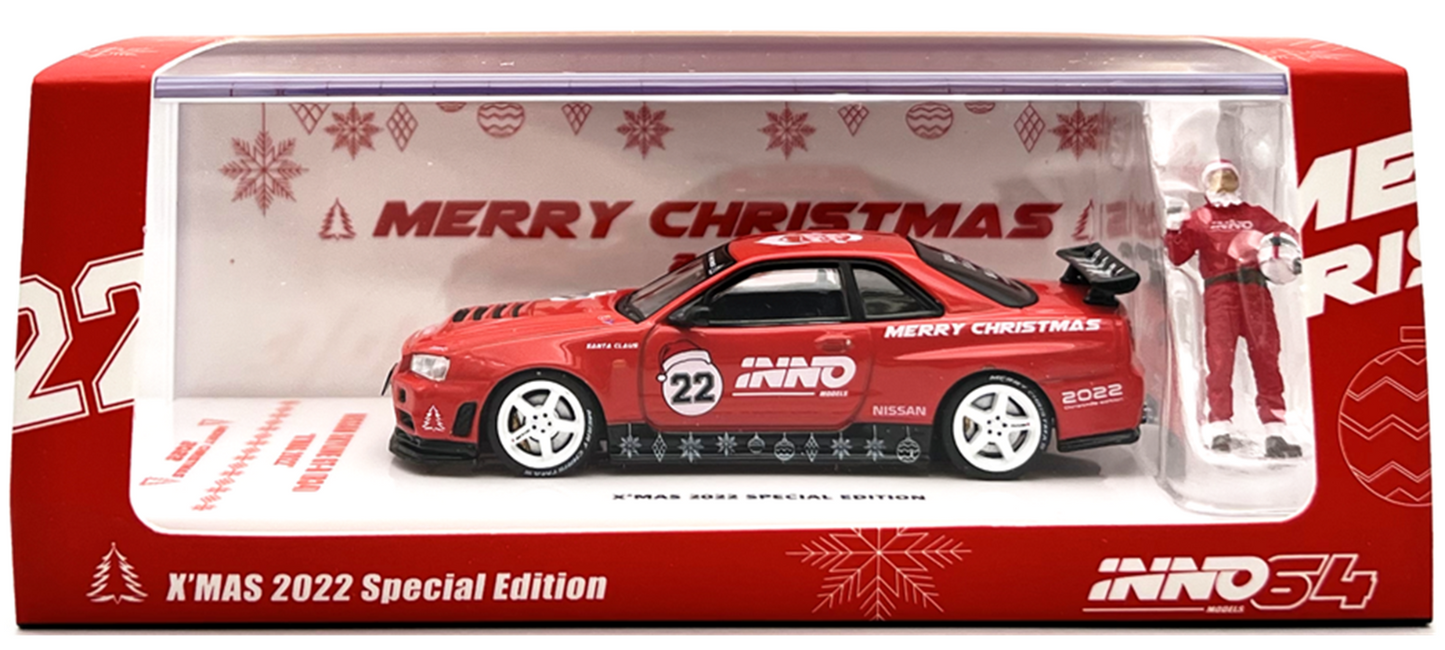 Inno64 Nissan Skyline R34 Xmas 22 Edition 1:64 – DIECAST ENTHUSIAST Inno64 Nissan Skyline R34 Xmas 22 Edition 1:64 – DIECAST ENTHUSIAST
